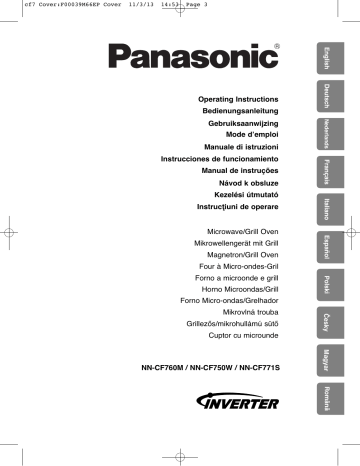 Panasonic NNCF760M, NNCF750W, NNCF771S Operating instructions Panasonic NNCF760M, NNCF750W, NNCF771S Operating instructions