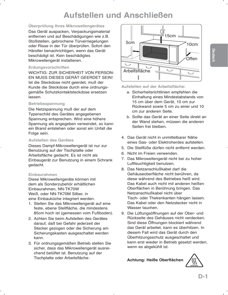 Panasonic NNCF750WEPG Operating instructions Panasonic NNCF750WEPG Operating instructions