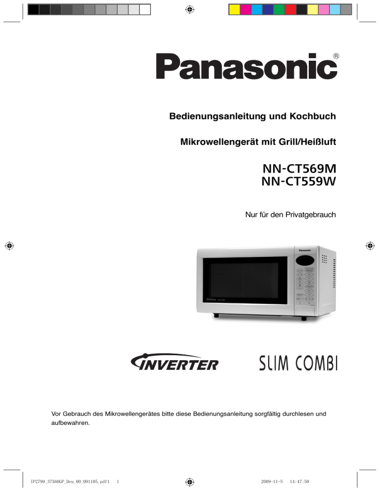 Panasonic NNCT559W, NNCT569M Operating instructions Panasonic NNCT559W, NNCT569M Operating instructions
