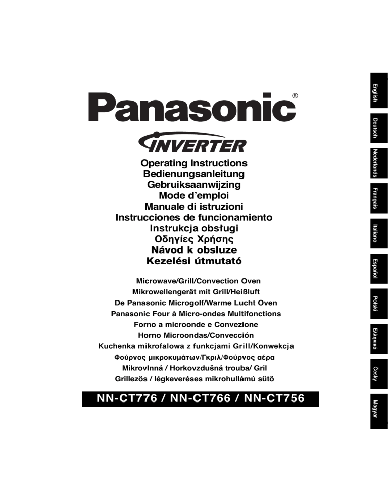 Panasonic NNCT756, NNCT766, NNCT776 Operating instructions Panasonic NNCT756, NNCT766, NNCT776 Operating instructions
