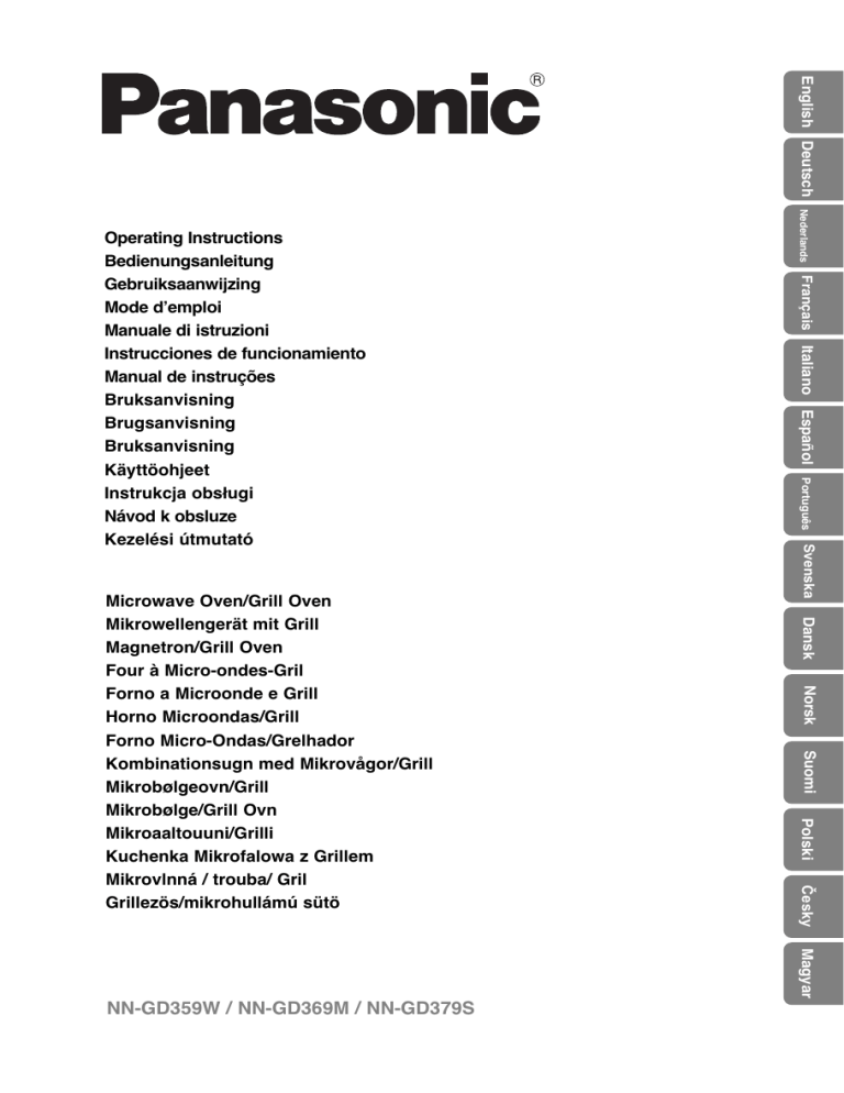 Panasonic NNGD359WEPG, NNGD369MEPG, NNGD379SEPG Operating instructions Panasonic NNGD359WEPG, NNGD369MEPG, NNGD379SEPG Operating instructions