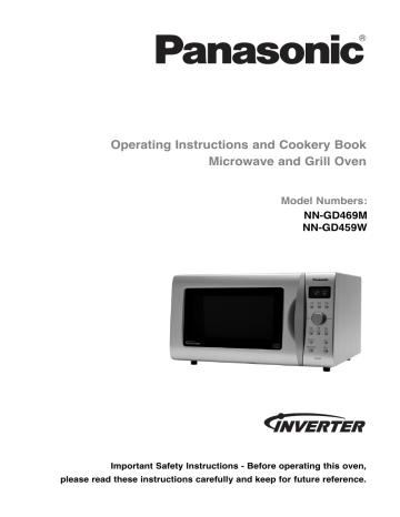 Panasonic NNGD459W, NNGD469M Operating instructions Panasonic NNGD459W, NNGD469M Operating instructions