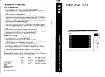 AEG MCM153E-M User manual AEG MCM153E-M User manual
