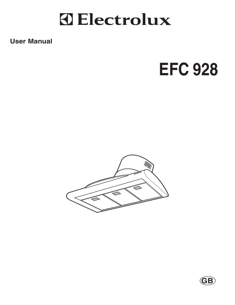 Electrolux EFC928X/KO User manual Electrolux EFC928X/KO User manual