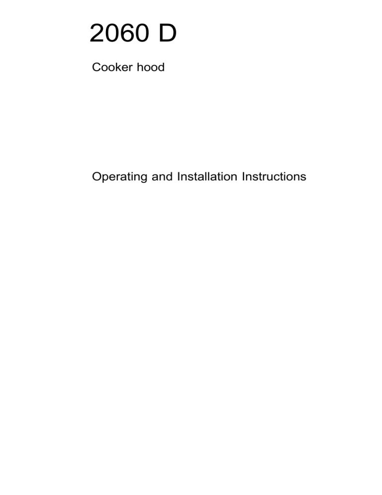AEG 2060D-M/GB User manual AEG 2060D-M/GB User manual