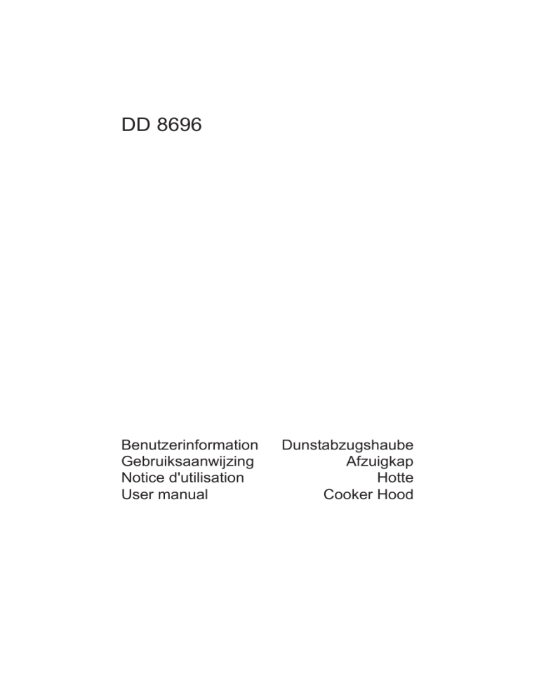 Aeg-Electrolux DD8696-M User manual Aeg-Electrolux DD8696-M User manual