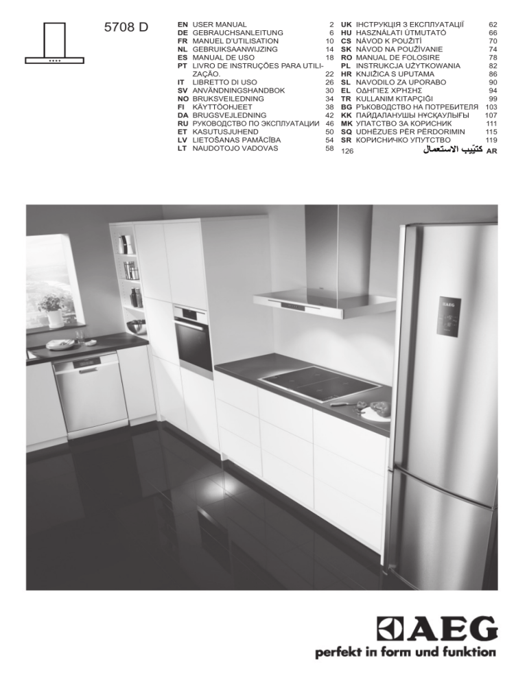 AEG 5708D-M User manual AEG 5708D-M User manual