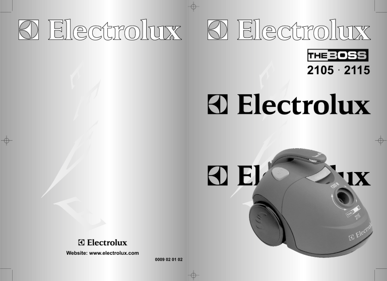 Electrolux 2115 User manual Electrolux 2115 User manual