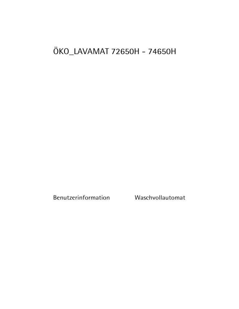Electrolux L 74650H, L 72650H, EWF10475W User manual Electrolux L 74650H, L 72650H, EWF10475W User manual