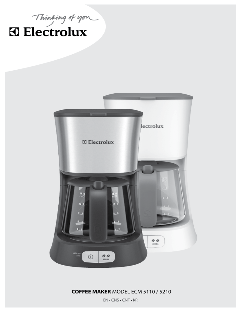 Electrolux ECM5110 User manual Electrolux ECM5110 User manual