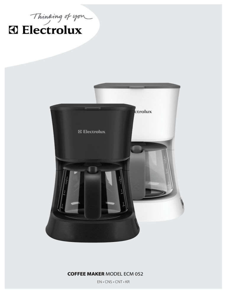 Electrolux ECM052 User manual Electrolux ECM052 User manual