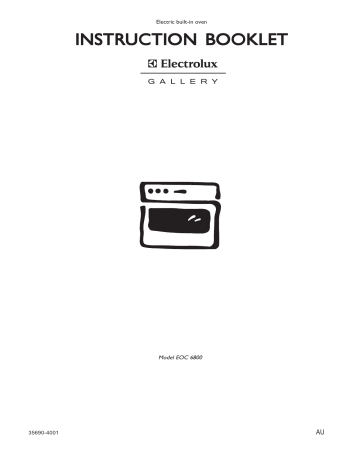 Electrolux EOC6800X (X CERTIFIC User manual Electrolux EOC6800X (X CERTIFIC User manual