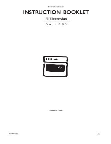 Electrolux EOC6800X User manual Electrolux EOC6800X User manual