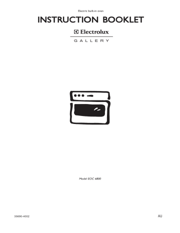Electrolux EOC6800X User manual Electrolux EOC6800X User manual