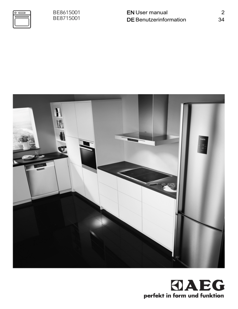 AEG BE8715001M, BE8615001M User manual AEG BE8715001M, BE8615001M User manual