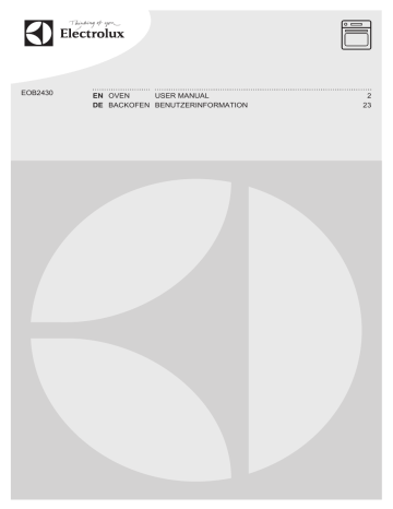 Electrolux EOB2430AOX, EOB2430BAX User manual Electrolux EOB2430AOX, EOB2430BAX User manual