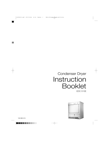Electrolux EDC510E User manual Electrolux EDC510E User manual