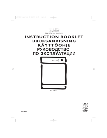 Electrolux EDC5320 User manual Electrolux EDC5320 User manual