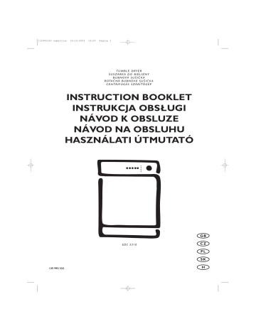 Electrolux EDC5310 User manual Electrolux EDC5310 User manual