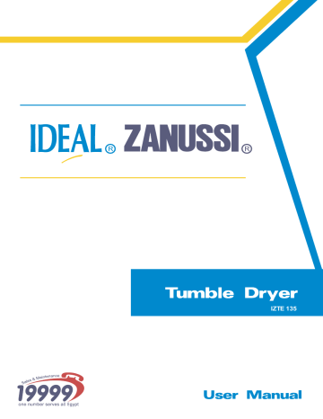 Zanussi IZTE135 User manual Zanussi IZTE135 User manual