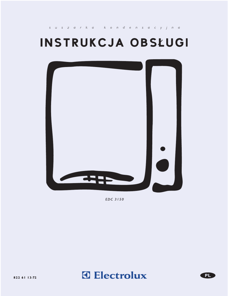 Electrolux EDC3150 User manual Electrolux EDC3150 User manual