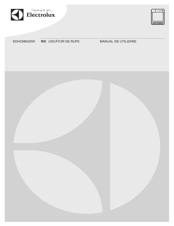 Electrolux EDH3386GDW User manual Electrolux EDH3386GDW User manual