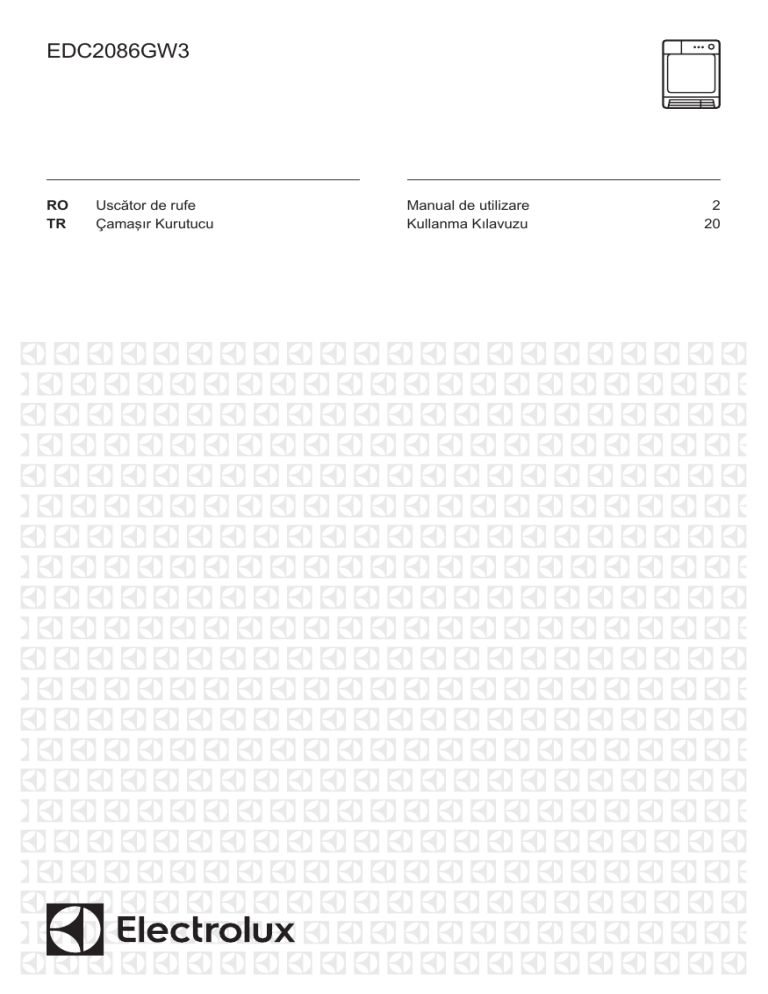 Electrolux EDC2086GW3 User manual Electrolux EDC2086GW3 User manual
