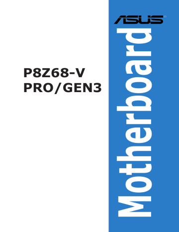 Asus P8Z68-V PRO/GEN3 Motherboard Benutzerhandbuch | Manualzz Asus P8Z68-V PRO/GEN3 Motherboard Benutzerhandbuch | Manualzz