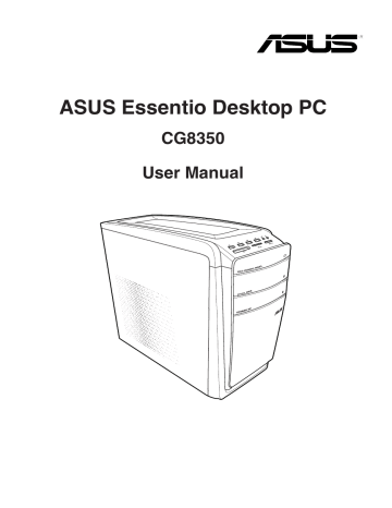 Asus Essentio CG8350 Tower PC User Manual | Manualzz