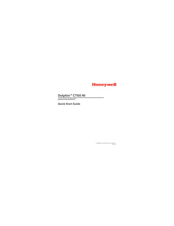 Honeywell CT60 Handheld Computer User Guide | Manualzz Honeywell CT60 Handheld Computer User Guide | Manualzz