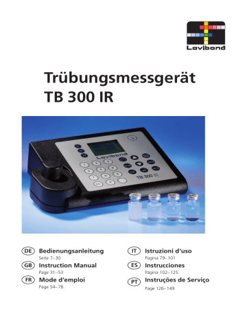 Lovibond Turbidimeter Tb Ir Instruction Manual Manualzz