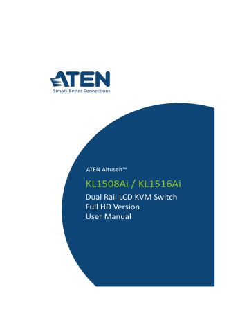 Aten KL1516AiN LCD KVM Switch User Manual | Manualzz