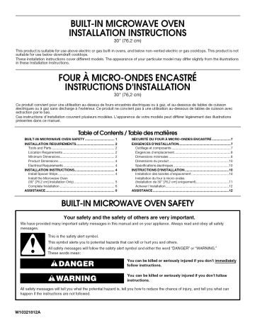 Ikea IBMS1450WM0 Built-In Microwave installation Guide | Manualzz Ikea IBMS1450WM0 Built-In Microwave installation Guide | Manualzz