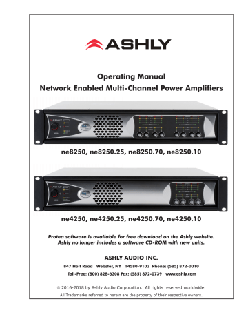 Overview. Ashly NE, NE Network-Enabled | Manualzz Overview. Ashly NE, NE Network-Enabled | Manualzz
