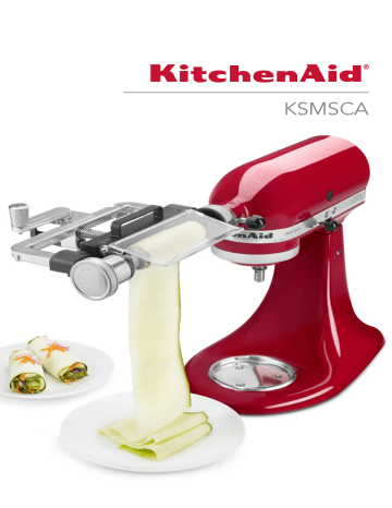KitchenAid KSMSCA Vegetable Sheet Cutter Attachment Owner's Manual | Manualzz KitchenAid KSMSCA Vegetable Sheet Cutter Attachment Owner's Manual | Manualzz