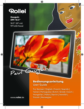 Rollei Multi media digital picture frame Degas Gauguin 18,5 Benutzerhandbuch | Manualzz Rollei Multi media digital picture frame Degas Gauguin 18,5 Benutzerhandbuch | Manualzz