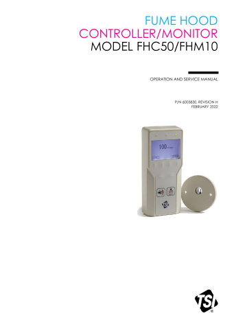TSI FHC50 FHM10 Fume Hood Controller Owner's Manual | Manualzz TSI FHC50 FHM10 Fume Hood Controller Owner's Manual | Manualzz