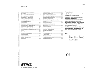 Stihl Fs Instruction Manual Manualzz