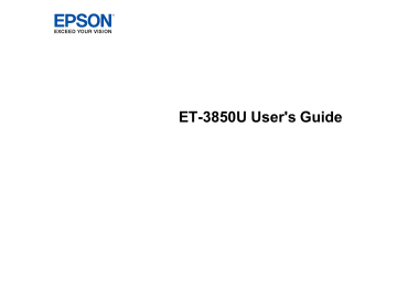 Epson ET-3850U for ReadyPrint User's Guide | Manualzz Epson ET-3850U for ReadyPrint User's Guide | Manualzz