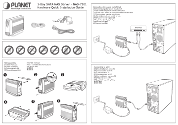 Planet NAS 7101 Quick Guide Manualzz