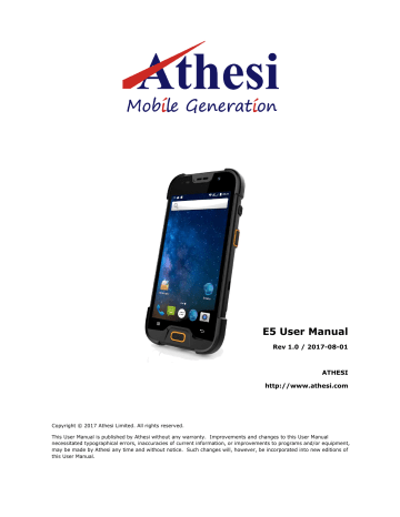 Athesi E5 User Manual | Manualzz Athesi E5 User Manual | Manualzz