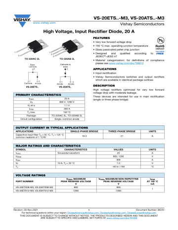 Vishay Vs Ets M Data Sheet Manualzz