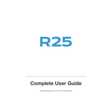Kaiser Baas KBA12043 User Guide | Manualzz Kaiser Baas KBA12043 User Guide | Manualzz