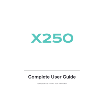 Kaiser Baas KBA12052 User Guide | Manualzz