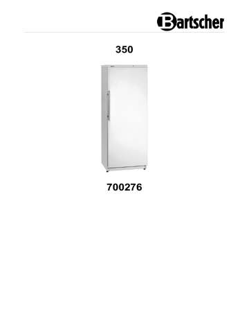 Bartscher 700276 Storage refrigerator 350 Operating instructions | Manualzz Bartscher 700276 Storage refrigerator 350 Operating instructions | Manualzz