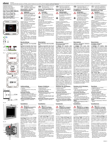 Elsner Elektronik Cala Touch Knx Installationsanleitung Manualzz
