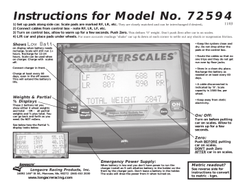 Longacre Computerscales 72594 Instructions | Manualzz