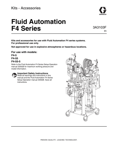 Graco 3A3103F - Fluid Automation F4 Series Kits-Accessories Instructions | Manualzz Graco 3A3103F - Fluid Automation F4 Series Kits-Accessories Instructions | Manualzz