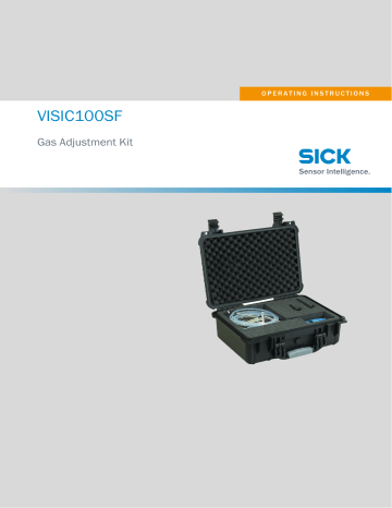 Sick VISIC100SF - Gas adjustment kit Operating instructions | Manualzz Sick VISIC100SF - Gas adjustment kit Operating instructions | Manualzz