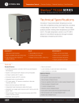 Sterlco TC110 Series Technical Specifications
